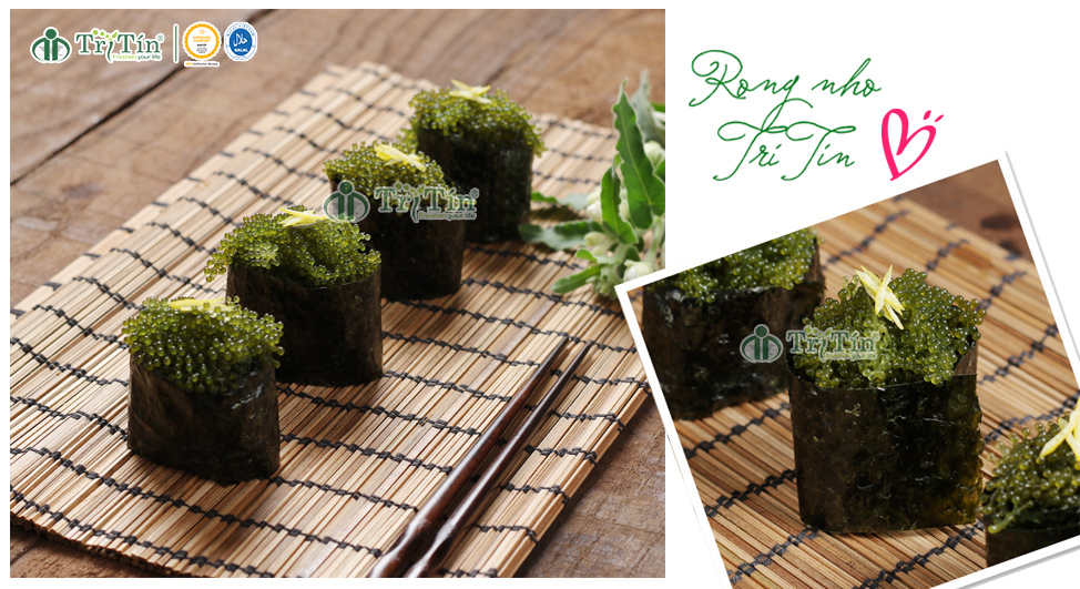 Thưởng thúc món Rong nho tách nước