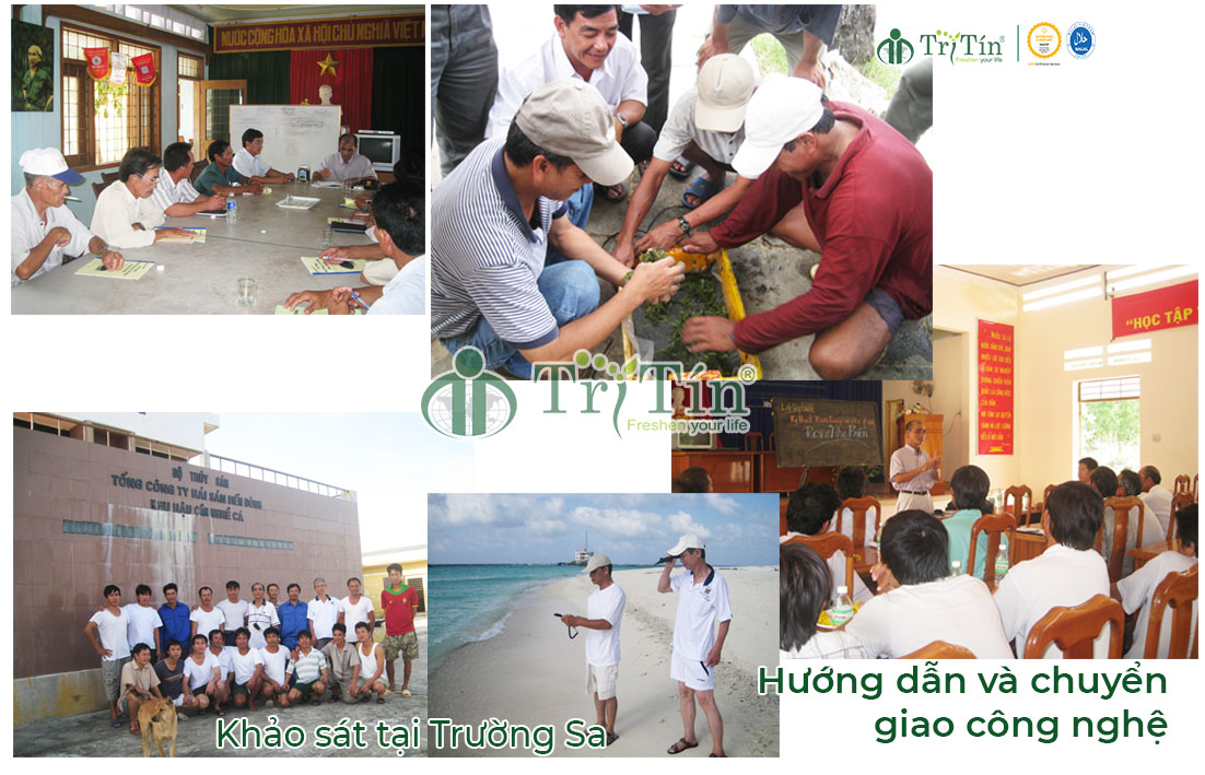 Cấc buổi hướng dẫn và chuyển giao công nghệ cho bà con