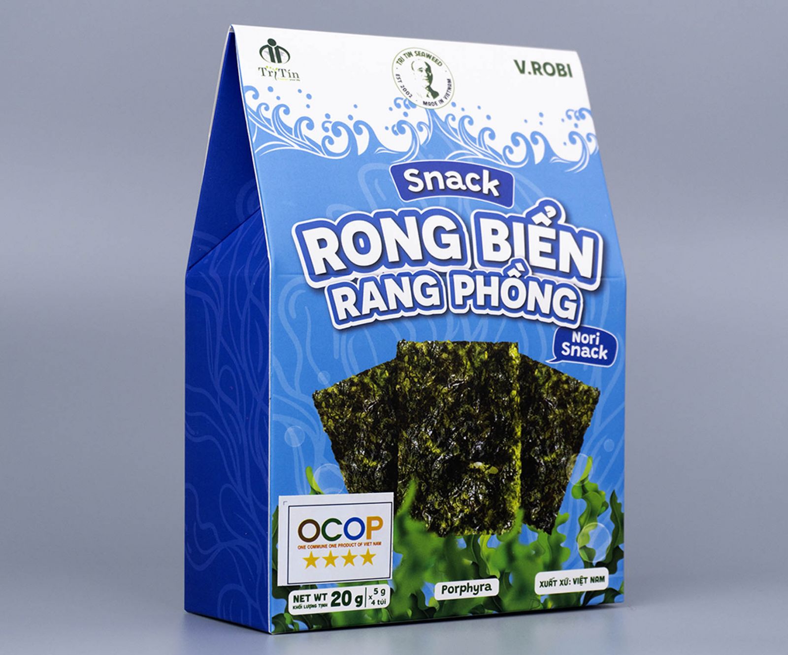 5 Snack rong biển rang phồng