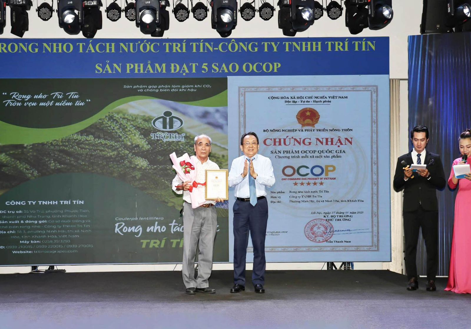 1 chứng nhận ocop 5 sao
