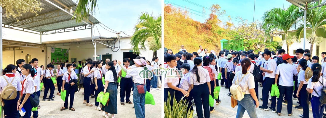 4 Trường THCS Trần Nhân Tông tham quan nhà xưởng