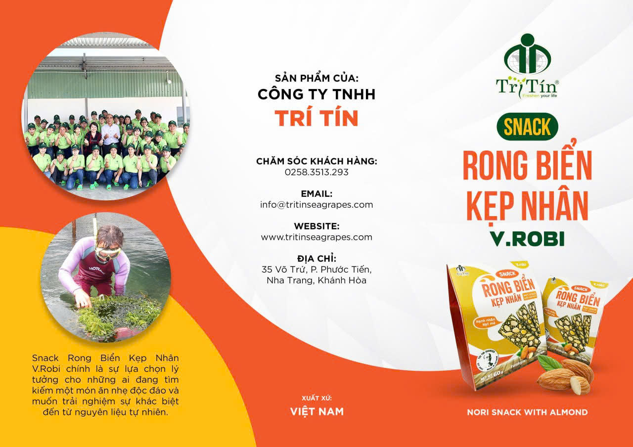 Snack rong biển kẹp nhân